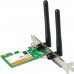 Tenda Wireless Dongle N300 300Mbps PCI Express Adapter with 2 High Gain Antennas for desktop PC（W322E） at best price in Dubai